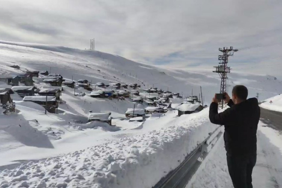 Manzarayı görenler durup cep telefonuna sarılıyor