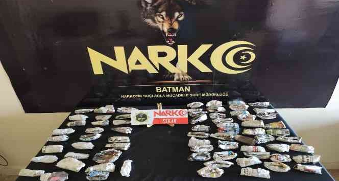 Batman’da 28 buçuk kilo esrar ele geçirildi: 1 kişi tutuklandı