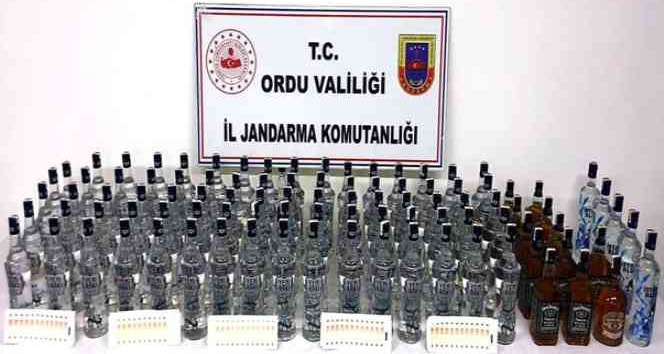 Ordu’da kaçak alkollü içki operasyonu
