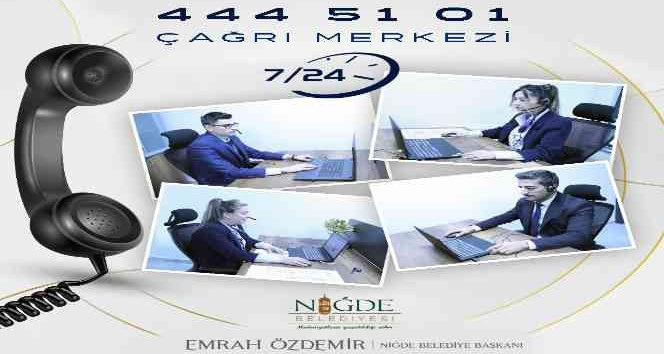 Niğde Belediyesi çağrı merkezi hizmete başladı