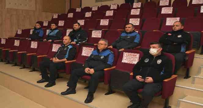 Zabıtaya biber gazı eğitimi