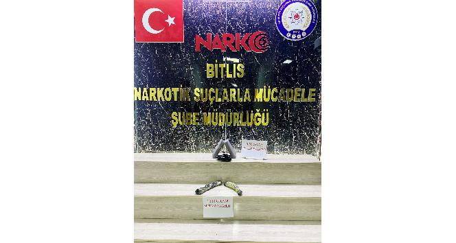 Bitlis’te 3 kilo 50 gram metanfetamin ele geçirildi