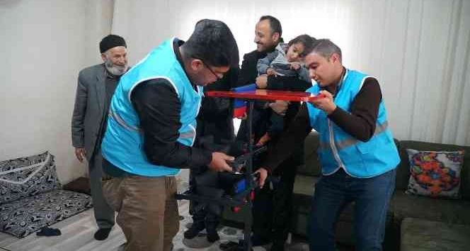 Siirt Belediyesinden 3 engelliye yardım