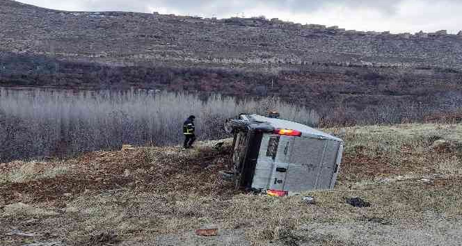 Mardin’de trafik kazası: 1 yaralı