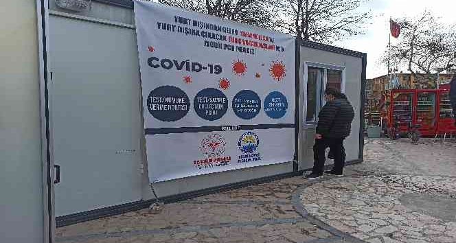 Keşan’da yurtdışına çıkışlar için mobil PCR birimi kuruldu