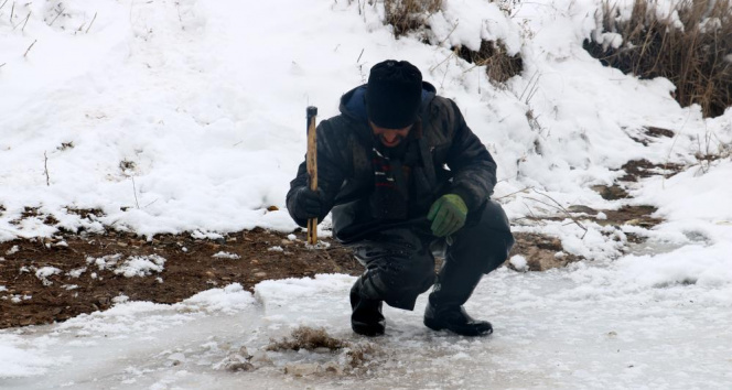 Sivasta Eskimo usulü balık avı
