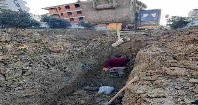 Çınarcık’ta altyapı çalışması