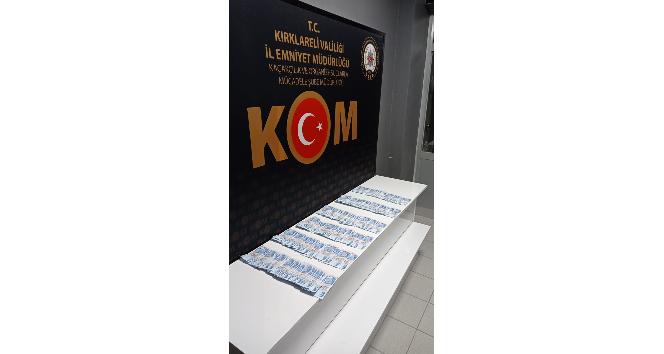 Kırklareli’de sahte para operasyonu