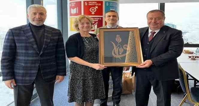 Belediye Başkanı Ramazan, UNDP Temsilcisi Vinton ile bir araya geldi