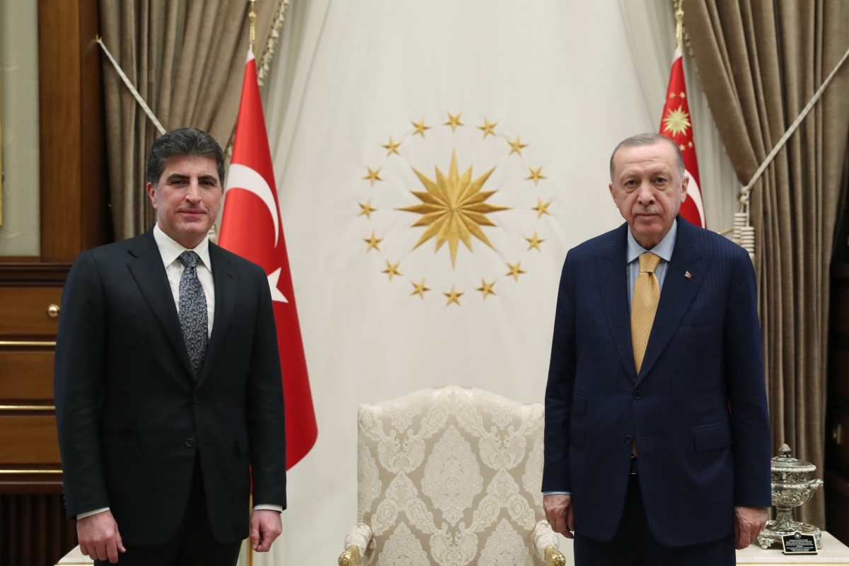 Cumhurbaşkanı Erdoğan, IKBY Başkanı Barzani&#039;yi kabul etti