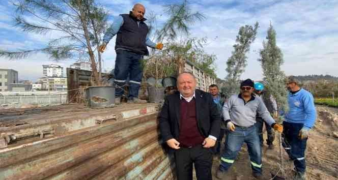 Devlet Bahçeli Hatıra Ormanı’na Başkan Tarhan’dan fidan desteği
