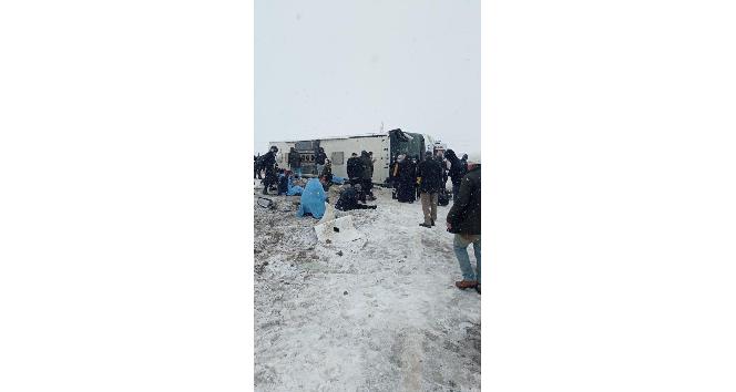Yozgat’ta otobüs kazası: 1 ölü, 15 yaralı
