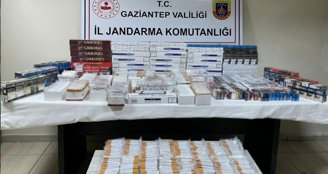 Gaziantepte 753 paket gümrük kaçağı sigara ele geçirildi