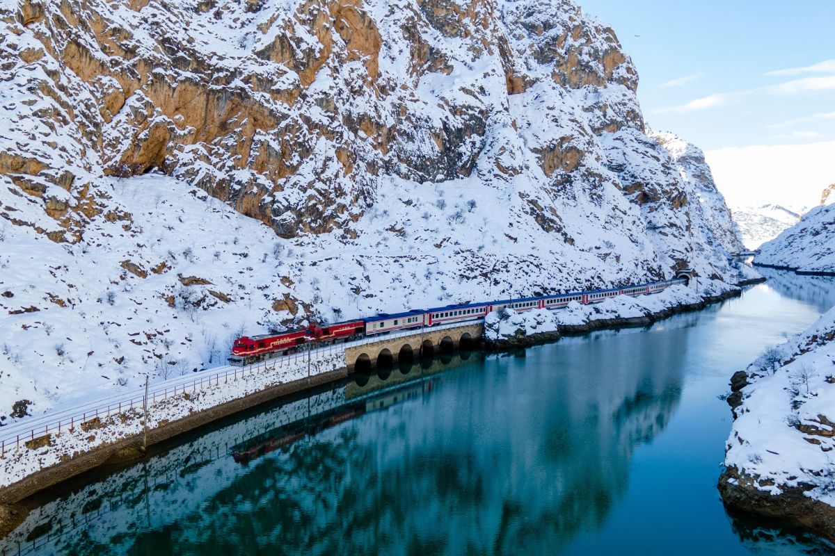 Erzincan’da kartpostallık kış fotoğrafları