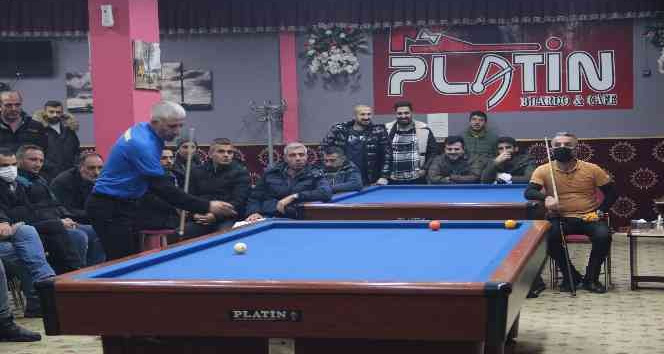 Bitlis’te bilardo turnuvası sona erdi