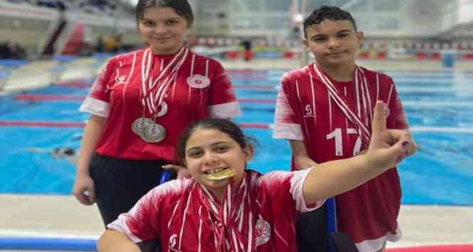 Karaman yüzme takımı Gaziantep’ten 18 madalya ile döndü