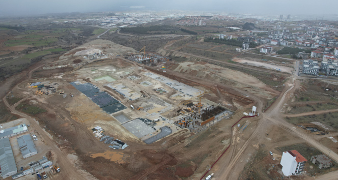 Denizli Şehir Hastanesi inşaatı yükseliyor