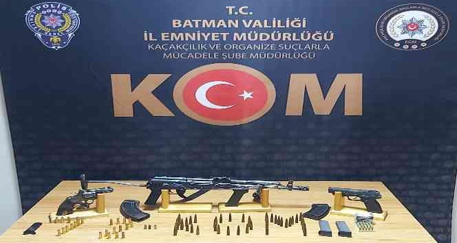 Batman’da silah ve mühimmat ele geçirildi