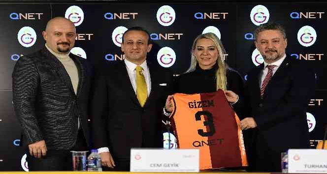 Galatasaray Kadın Voleybol Takımı forma sırt numara altı sponsoru QNET oldu