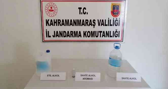 Kahramanmaraş’ta sahte alkol operasyonu
