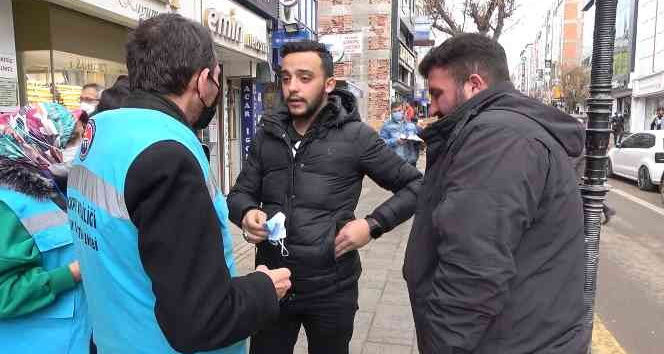 Maskesiz dolaşan vatandaşın verdiği cevap şaşırttı: "Ben yabancıyım"