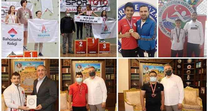 Genç sporcular başarılarıyla göz kamaştırıyor