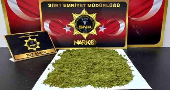 Siirt’te şüpheli araçta uyuşturucu madde ele geçirildi