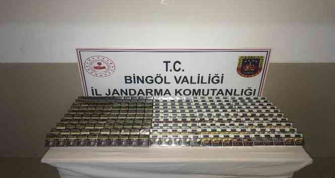 Bingöl’de 500 paket kaçak sigara ele geçirildi