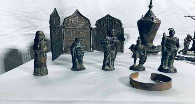 Mardin’de 420 adet tarihi eser ele geçirildi