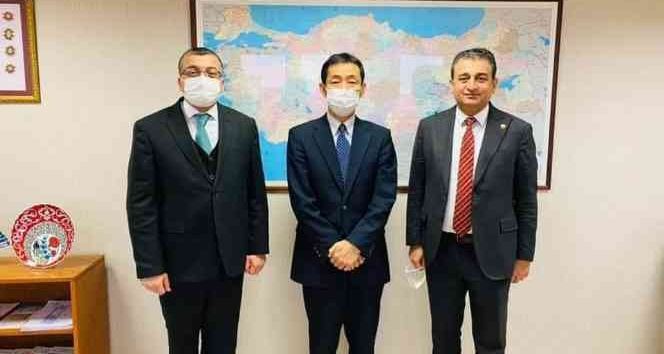 Çan Belediye Başkanı Öz, JICA Başkanıyla bir araya geldi