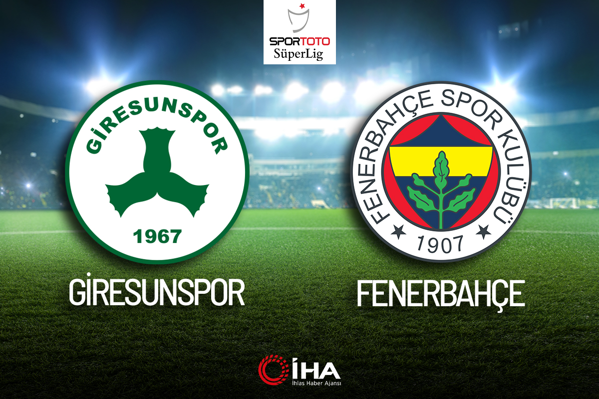 Giresunspor- Fenerbahçe Canlı Anlatım