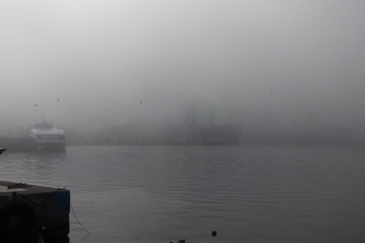 Bandırma&#039;da yoğun sis ulaşımını olumsuz etkiledi