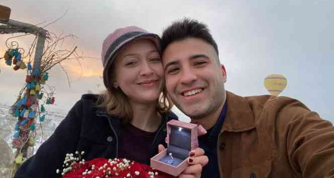 Kapadokya’da ‘evet’ dedi