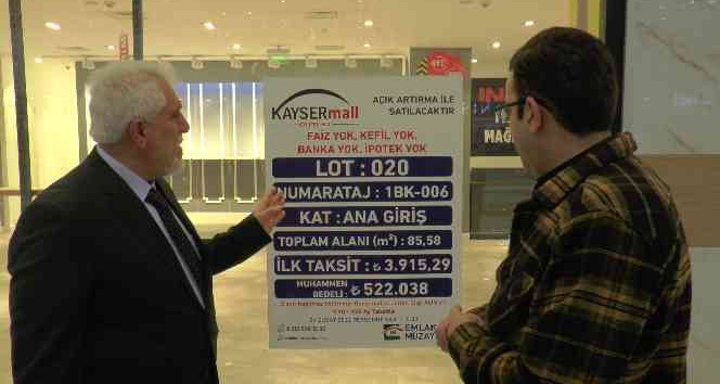 KAYSERmall Outlet’den ‘kefilsiz iş yeri ihalesi’ne davet