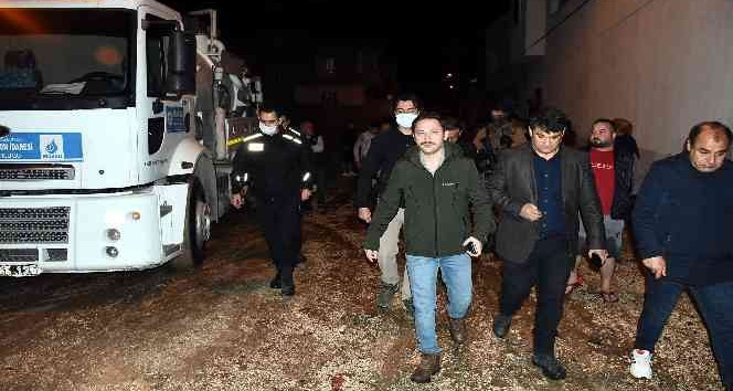 Artuklu ve Kızıltepe ilçelerine giden içme suyu hattında patlama