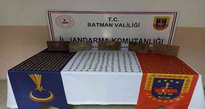 Batman’da 560 adet tarihi eser ele geçirildi
