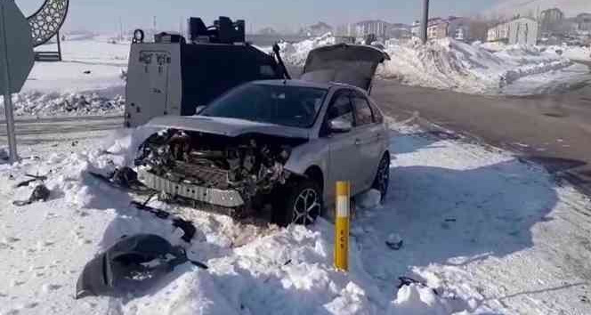 Buzlanma kazayı beraberinde getirdi