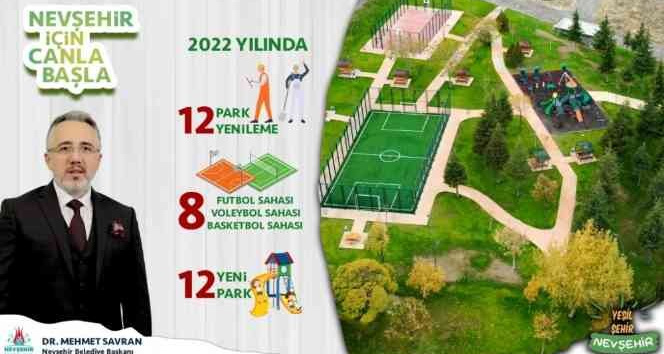 Nevşehir’e 12 yeni park kazandırılacak