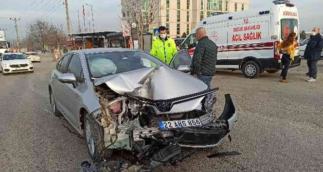 Güneş gözünü alınca bariyere çarptı