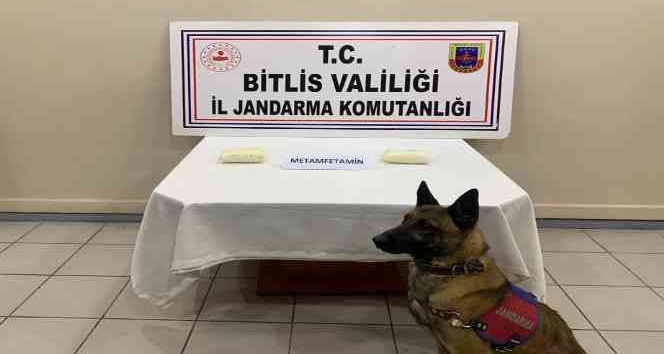 Bitlis’e yolcu otobüsü 1 kilogram metamfetamin ele geçirildi