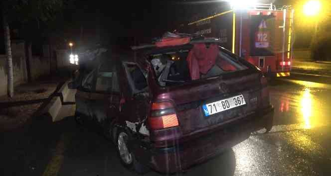 Alkollü sürücü, hafif ticari araca çarptı: 1 yaralı