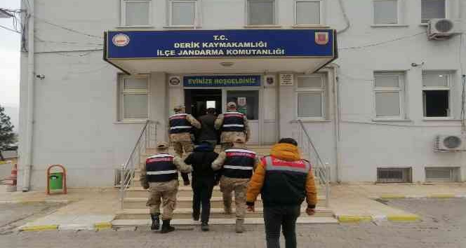 Mardin’de kablo hırsızları jandarma tarafından yakalandı