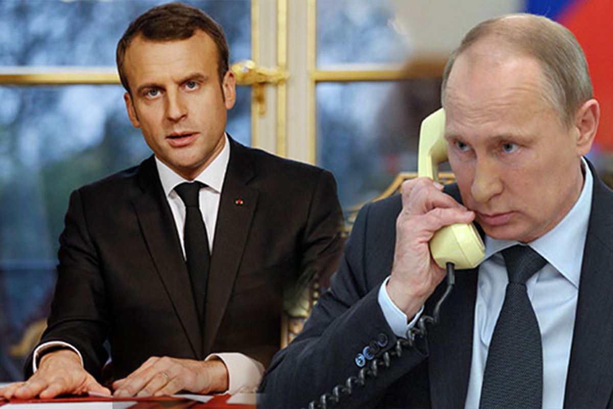 Putin ve Macron yarın telefonda görüşecek
