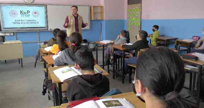 ’Tarımda minik eller’ projesinde uygulamalı ders başladı