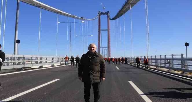 Bakan Karaismailoğlu: “Cumartesi günü Çanakkale Boğazı’na adeta bir mühür vurulmuş olacak”