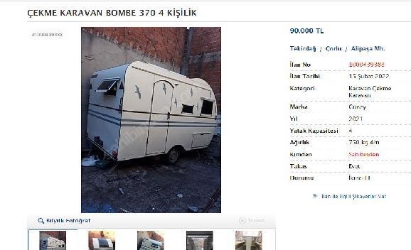 Çaldıkları karavanı satarken suçüstü yakalandılar