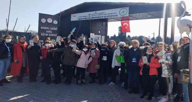 Öğrenciler, Hersek’te kuşları gözlemledi