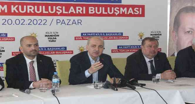 AK Parti Genel Başkanvekili Kurtulmuş: "Kilis’e de bir unvan verilecekse adının ensar olması gerektiğini düşünüyorum”