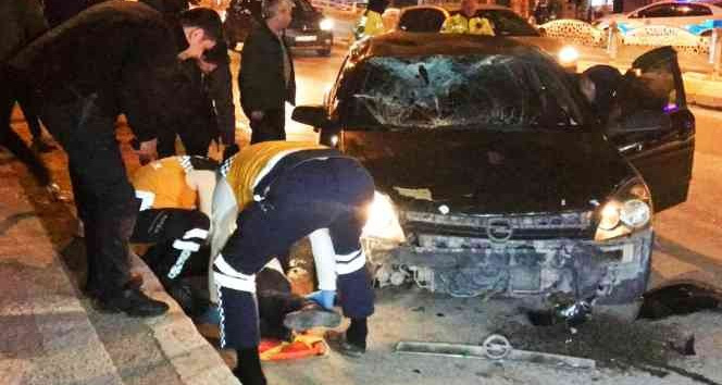 Yaya geçidinde feci kaza: Yaşam savaşı veriyor