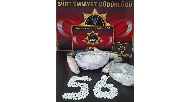 Siirt’te aracın tavanına zulalanmış uyuşturucu madde ele geçirildi